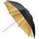 UB-003 Photo  Studio Reflector Umbrella(101cm Black/Gold)