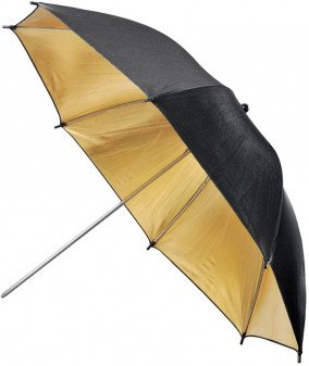 UB-003 Photo Studio Reflector Umbrella(101cm Black/Gold) UB-003 Photo Studio Reflector Umbrella(101cm Black/Gold)