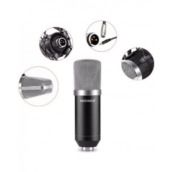 Neewer NW-700 Studio Broadcasting Recording Condenser Microphone Neewer NW-700 Studio Broadcasting Recording Condenser Microphone