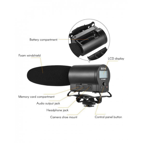 BOYA BY-BM3030 Shotgun Condenser Microphone