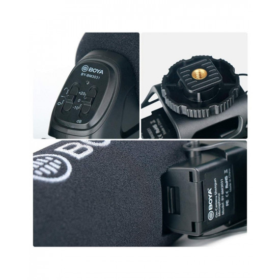 BOYA BY-BM3031 On-Camera Shotgun Microphone
