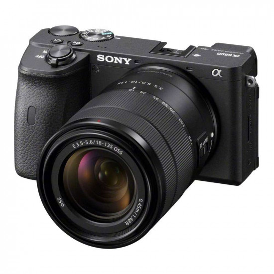 Sony Alpha a6600 Mirrorless Camera With E 18-135mm f3.5-5.6 OSS Lens 24.2MP With Tilt Touchscreen, Built-in Wi-Fi And Bluetooth, Black Sony Alpha a6600 Mirrorless Camera With E 18-135mm f3.5-5.6 OSS Lens 24.2MP With Tilt Touchscreen, Built-in Wi-Fi And Bluetooth, Black