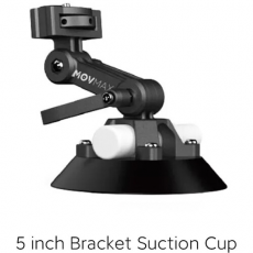 MOVMAX Suction Cup with 5" Bracket