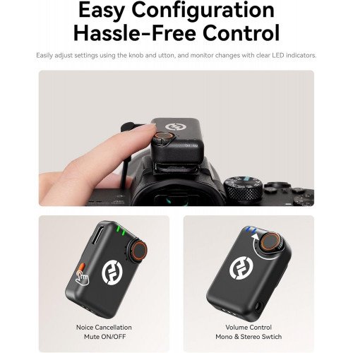 Hollyland LARK M2S Ultimate Combo 2-Person Wireless Microphone System