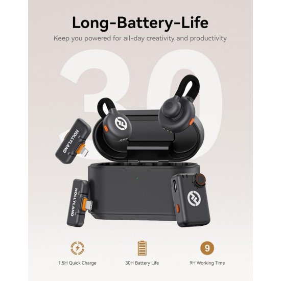 Hollyland LARK M2S Ultimate Combo 2-Person Wireless Microphone System Hollyland LARK M2S Ultimate Combo 2-Person Wireless Microphone System