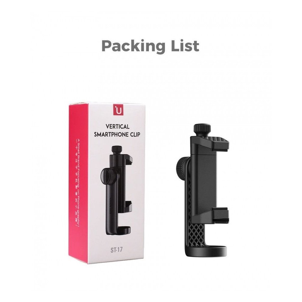 Ulanzi ST-17 360° Rotating Tripod Smartphone Mount Ulanzi ST-17 360° Rotating Tripod Smartphone Mount