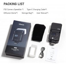 Ulanzi F32 L060GBB2 Compact Camera Flash Speedlite Ulanzi F32 L060GBB2 Compact Camera Flash Speedlite