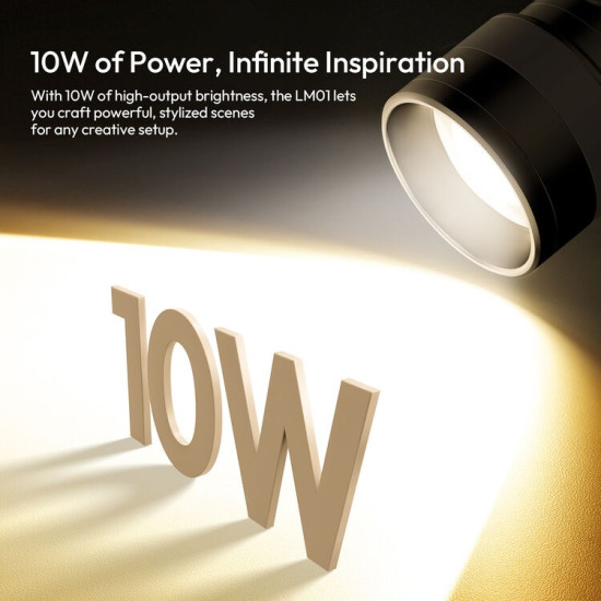 Ulanzi LM01 Photography Rechargeable Flashlight with 20 Filters