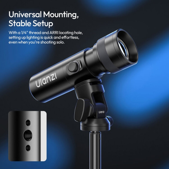 Ulanzi LM01 Photography Rechargeable Flashlight with 20 Filters