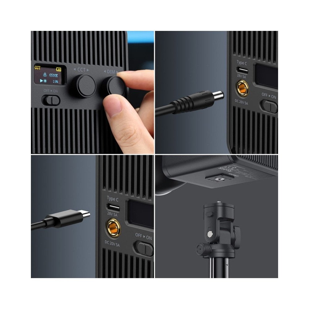 Ulanzi ML100Bi 100W Bi Color COB Video Light with Built-In Battery