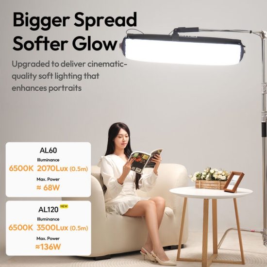 Ulanzi AL120 120W Inflatable Bi-Color LED Air Tube Light