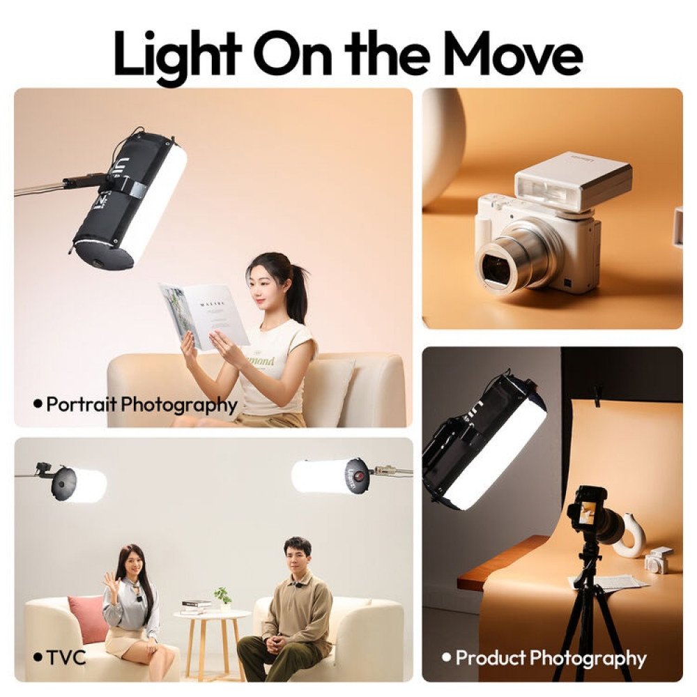 Ulanzi AL120 120W Inflatable Bi-Color LED Air Tube Light