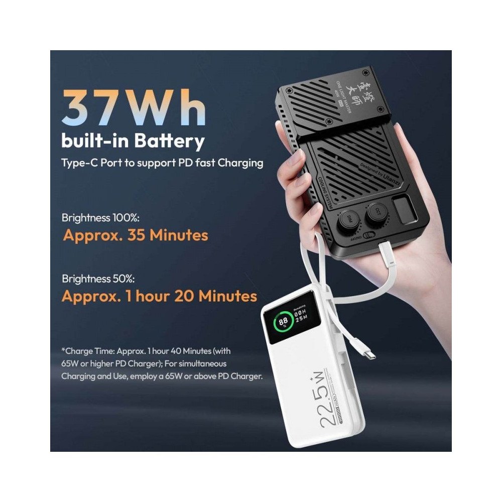 Ulanzi LM-P40RGB 40W RGB Portable Video Light