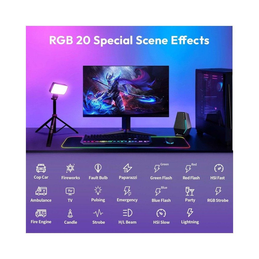 Ulanzi LM-P40RGB 40W RGB Portable Video Light