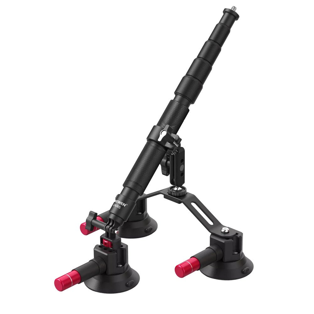 NEEWER CA065 Triple Suction Cup Camera Car Mount NEEWER CA065 Triple Suction Cup Camera Car Mount