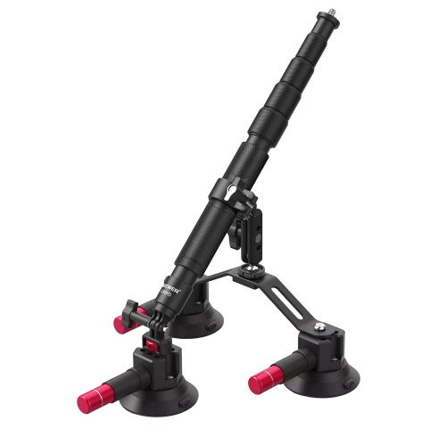 NEEWER CA065 Triple Suction Cup Camera Car Mount