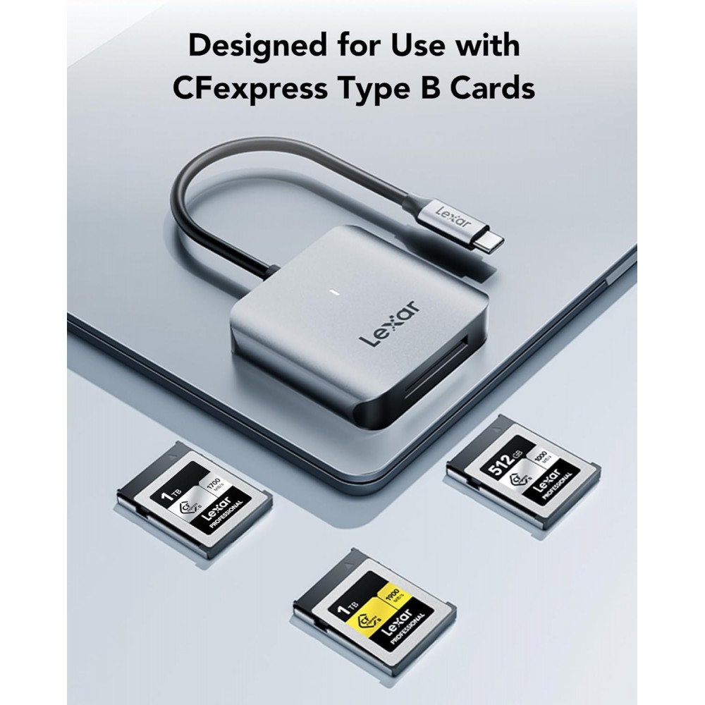 Lexar RW510 CFexpress Type B USB-C Card Reader Lexar RW510 CFexpress Type B USB-C Card Reader