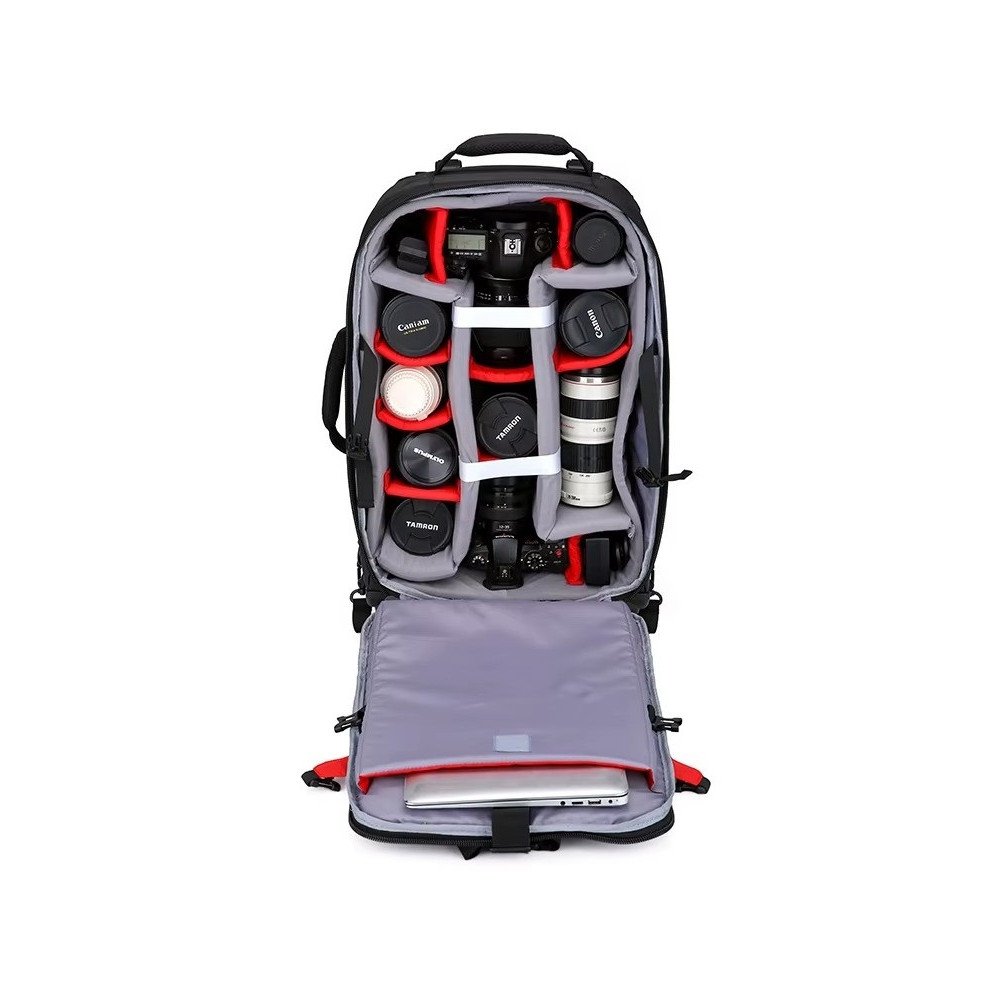 Camera Trolley Backpack with Wheels Professional DSLR Travel Bag (45L) Camera Trolley Backpack with Wheels Professional DSLR Travel Bag (45L)