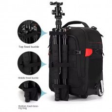 Camera Trolley Backpack with Wheels Professional DSLR Travel Bag (45L) Camera Trolley Backpack with Wheels Professional DSLR Travel Bag (45L)