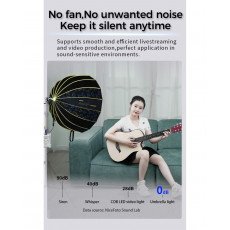 NiceFoto DF120-3000A 300W Bi-Color Umbrella Light(With Grid)