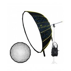 NiceFoto DL120-3000A 300W Bi-Color Umbrella Light(With Grid)