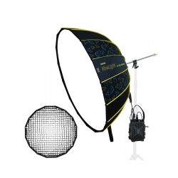 NiceFoto DL120-3000A 300W Bi-Color Umbrella Light(With Grid)