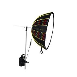 NiceFoto DL80-1000C 100W RGB Umbrella Light(With Grid)