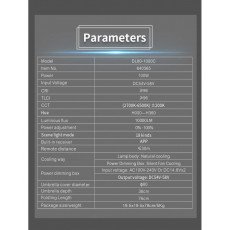 NiceFoto DL80-1000C 100W RGB Umbrella Light(With Grid) NiceFoto DL80-1000C 100W RGB Umbrella Light(With Grid)