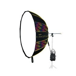 NiceFoto DL120-3000C 300W RGB Umbrella Light(With Grid)