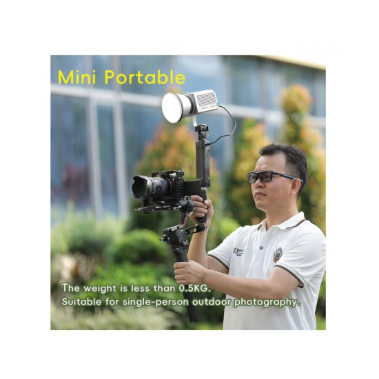 NiceFoto AR-600A Bi-Color Mini Portable LED Video Light Kit