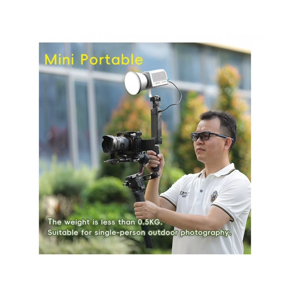 NiceFoto AR-600C RGB Mini Portable LED Video Light Kit