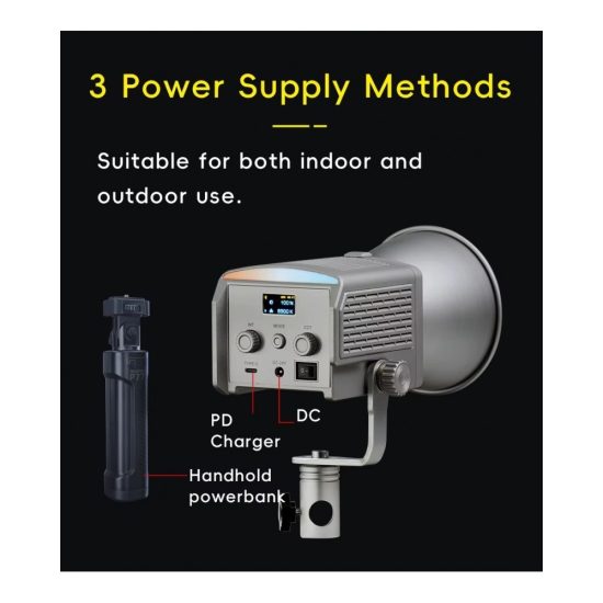 NiceFoto AR-600C RGB Mini Portable LED Video Light Kit