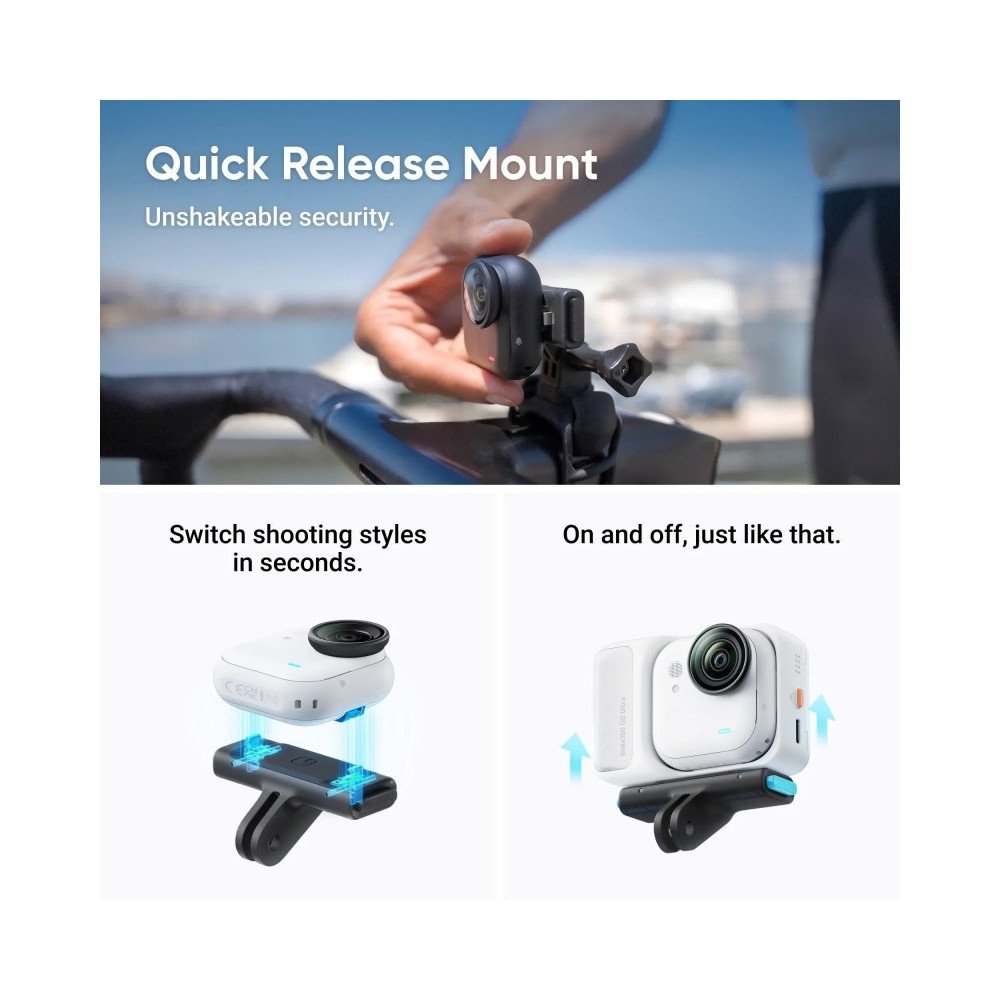 Insta360 GO Ultra Premium Cycling Bundle (Midnight Black)