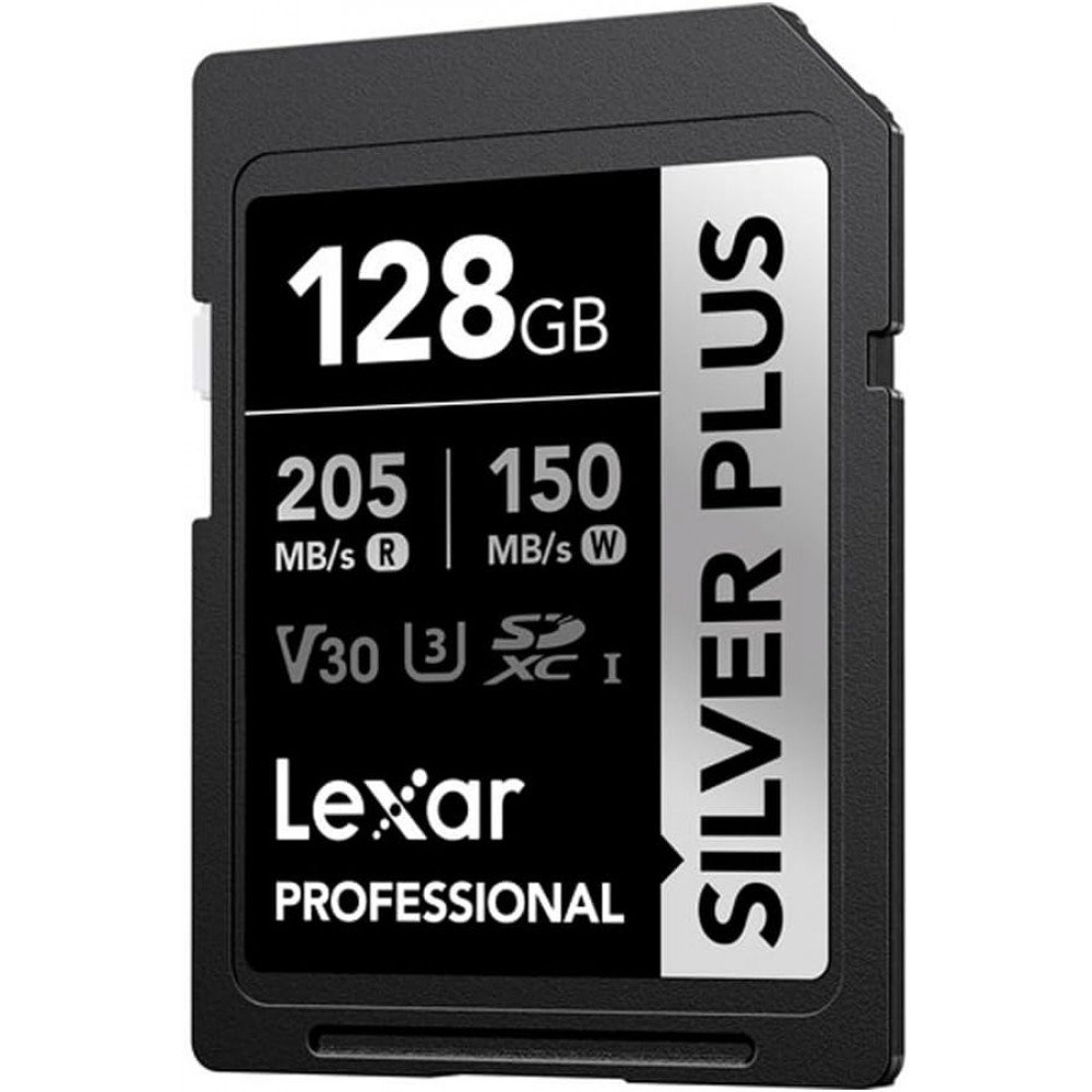 Lexar 128GB SDXC Silver Plus UHS-1 V30