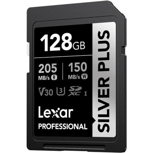 Lexar 128GB SDXC Silver Plus UHS-1 V30
