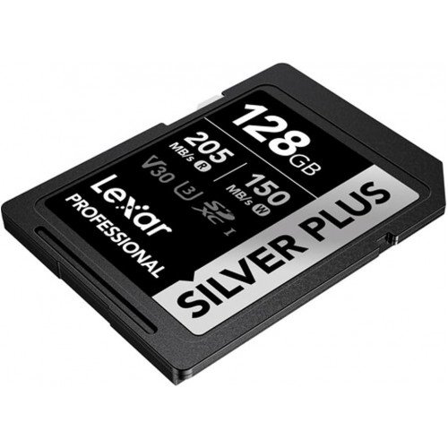 Lexar 128GB SDXC Silver Plus UHS-1 V30