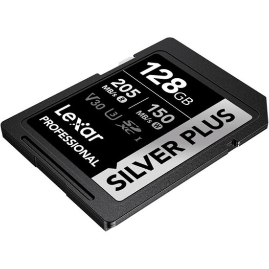 Lexar 128GB SDXC Silver Plus UHS-1 V30 Lexar 128GB SDXC Silver Plus UHS-1 V30