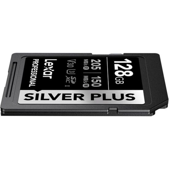 Lexar 128GB SDXC Silver Plus UHS-1 V30 Lexar 128GB SDXC Silver Plus UHS-1 V30