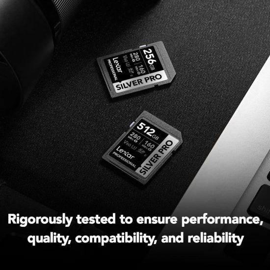 Lexar 128GB Professional Silver Pro SDXC UHS-II Memory Card