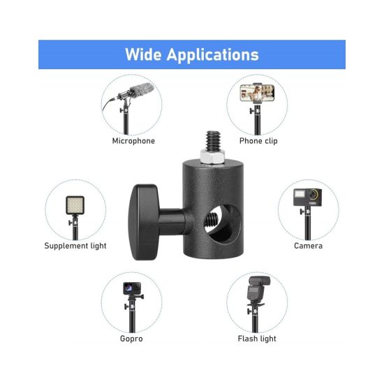 Photography Light Holder Speedlight Mounting Stand Adapter 1/4 Thread Adapter