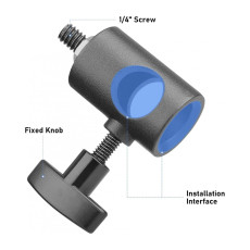 Photography Light Holder Speedlight Mounting Stand Adapter 1/4 Thread Adapter