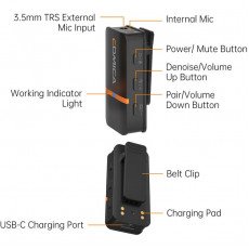 COMICA Vimo Q Mini 4-Person Wireless Microphone ...