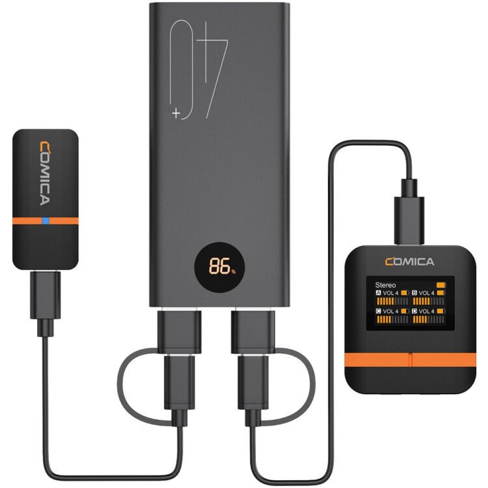 COMICA Vimo Q Mini 4-Person Wireless Microphone ...