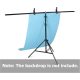 Selens T Type Background Stand 150*200cm / PVC Chroma Stand