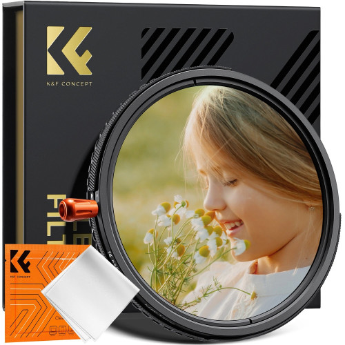 K&F Concept 77mm Nano-X ND2-32 Variable ND+CPL+Black Mist 1/4 3in1 Filter
