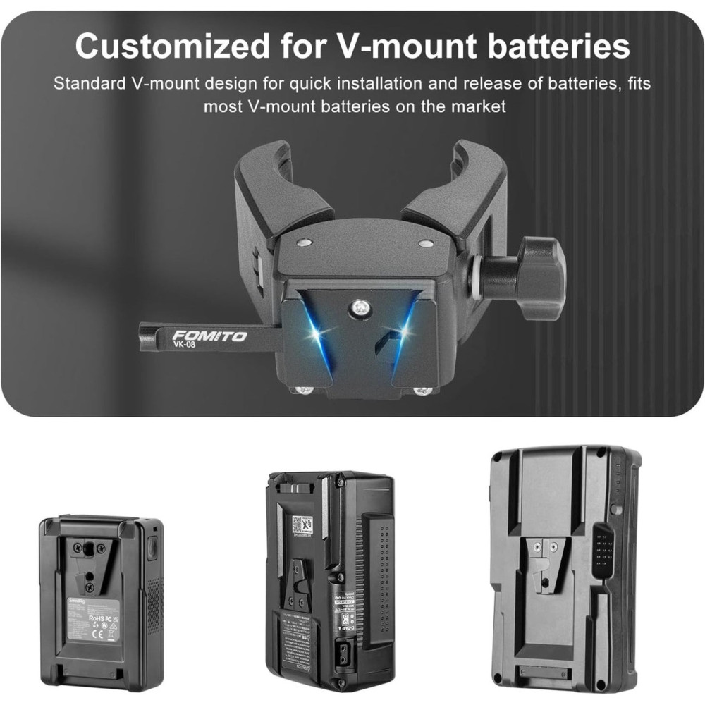 FOMITO VK-08 V-Mount Female Crab Clamp