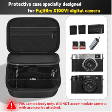 Camera Travel Case with Strap for FUJIFILM X100VI
