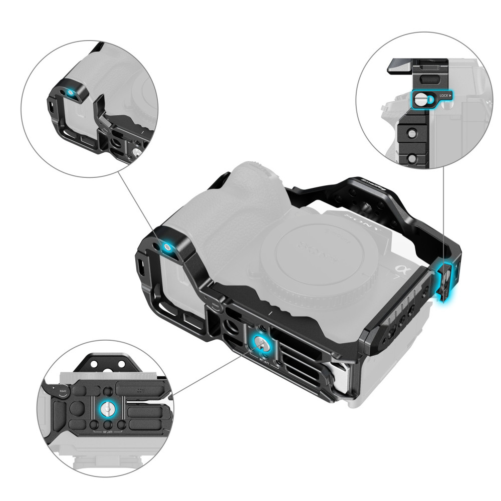 SmallRig Cage for Sony Alpha 7R V / 7 IV / 7S III / 1 / 7R IV / 7 V