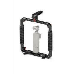 DH01 Dual Handheld Ring Grip Bracket for DJI Pocket 3 Instan360 X3/X4/5 Action Camera