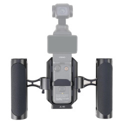 Camera Video Cage & Dual NATO Side Handle Kit for DJI Osmo Pocket 3 Vlogging